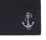 oxmox New Cryptan RFID Protect Querscheinbörse Freedom Anchor Print Grey Black