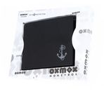 oxmox New Cryptan RFID Protect Querscheinbörse Freedom Anchor Print Grey Black