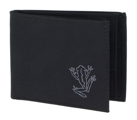 oxmox New Cryptan RFID Protect Pocketbörse Frog 2.0 Print Grey Black
