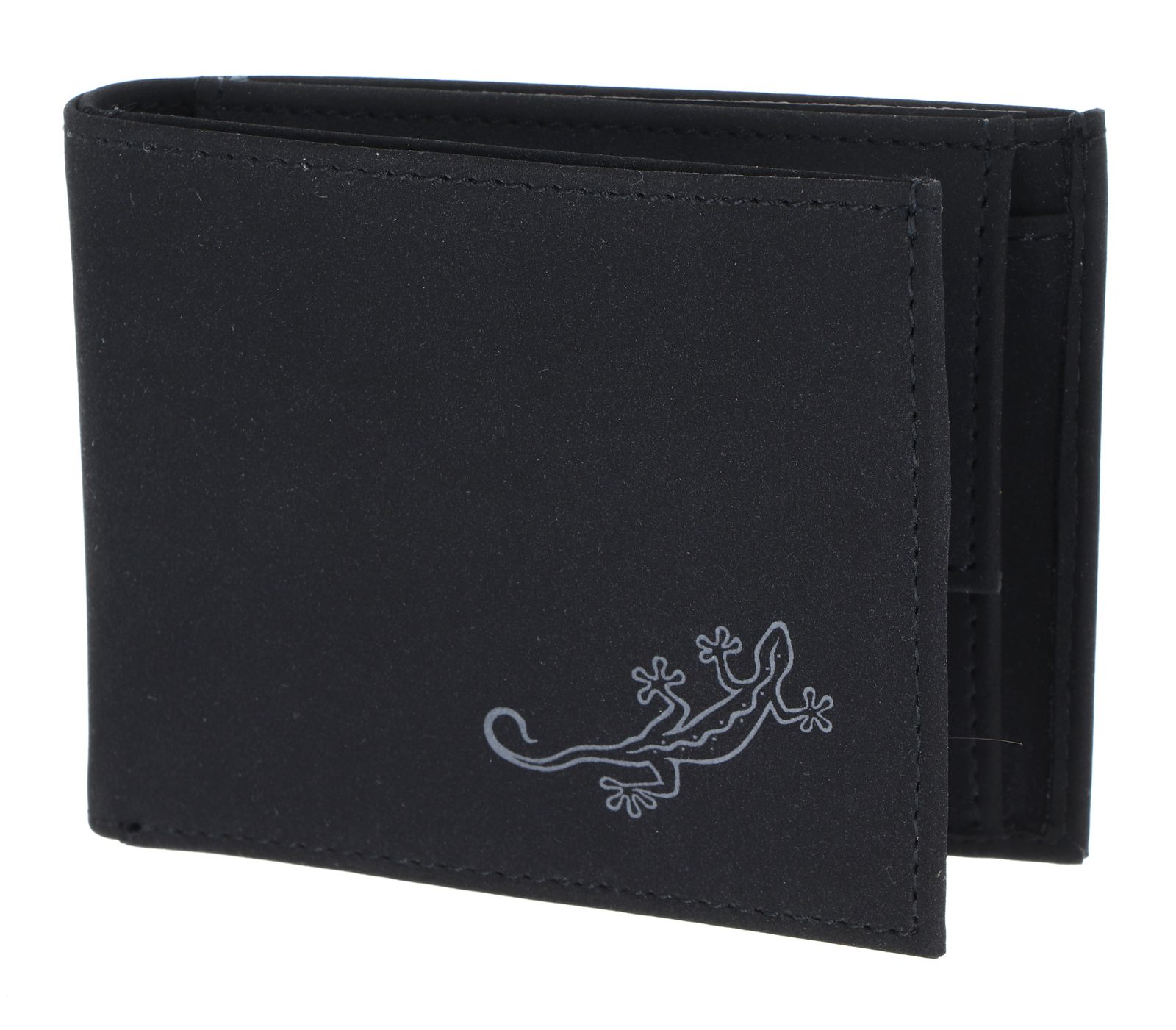 oxmox New Cryptan RFID Protect Pocketbörse Lizard 2.0 Print Grey Black