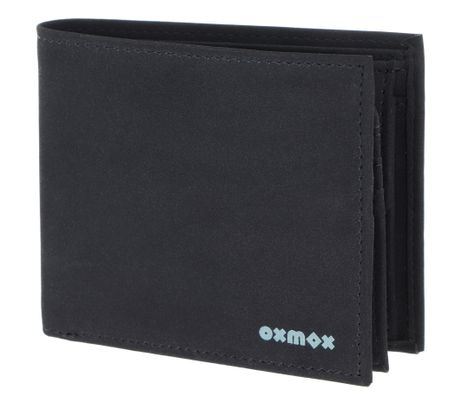 oxmox New Cryptan RFID Protect Querscheinbörse Pure 2.0 Print Cyan Black