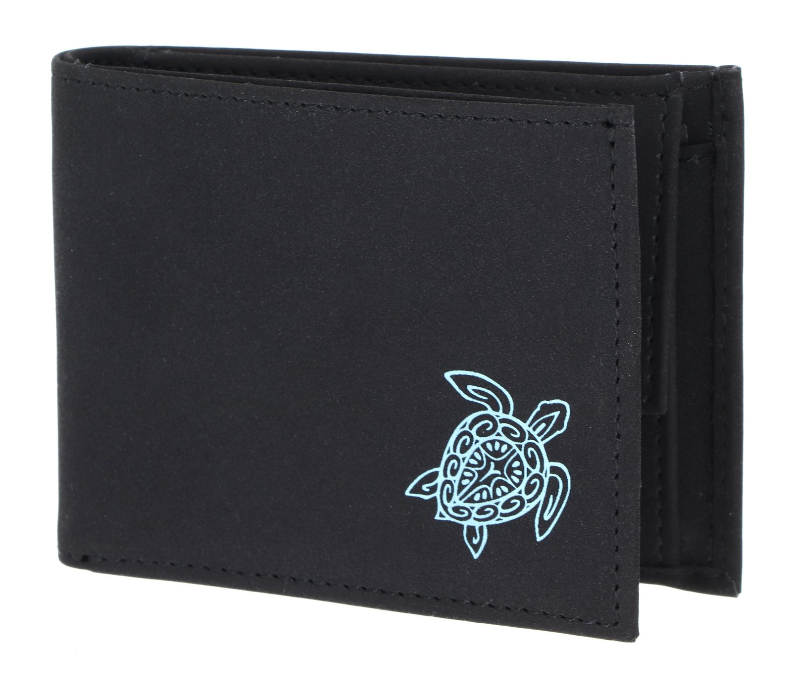 oxmox New Cryptan RFID Protect Pocketbörse Turtle 2.0 Print Cyan Black