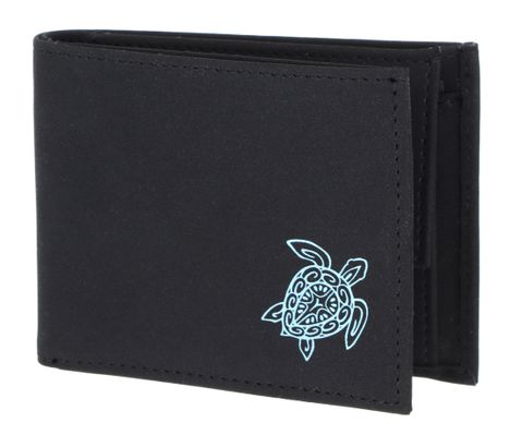 oxmox New Cryptan RFID Protect Pocketbörse Turtle 2.0 Print Cyan Black