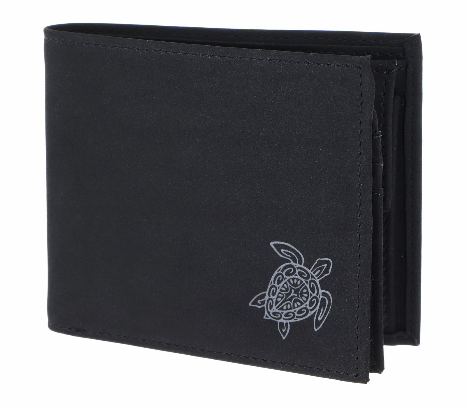 oxmox New Cryptan RFID Protect Querscheinbörse Turtle 2.0 Print Grey Black