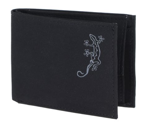oxmox New Cryptan RFID Protect Pocketbörse Lizard Print Grey Black