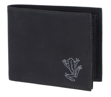 oxmox New Cryptan RFID Protect Querscheinbörse Frog 2.0 Print Grey Black