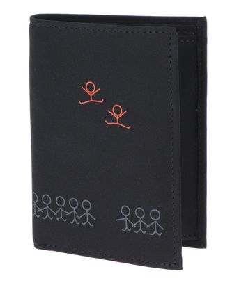 oxmox New Cryptan RFID Protect Kombibörse Jumping Jack Print Grey Black