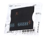 oxmox New Cryptan RFID Protect Querscheinbörse Jumping Jack Print Cyan Black