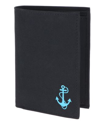 oxmox New Cryptan RFID Protect Kombibörse Freedom Anchor Print Cyan Black
