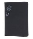 oxmox New Cryptan RFID Protect Kombibörse Footsteps Print Grey Black