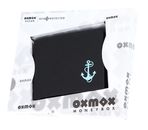 oxmox New Cryptan RFID Protect Pocketbörse Freedom Anchor Print Cyan Black oxmox New Cryptan RFID Protect Pocketbörse Freedom Anchor Print Cyan Black
