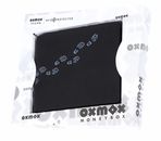 oxmox New Cryptan RFID Protect Querscheinbörse Footsteps 2.0 Print Cyan Black