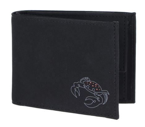 oxmox New Cryptan RFID Protect Pocketbörse Crab Print Grey Black
