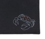 oxmox New Cryptan RFID Protect Pocketbörse Crab Print Grey Black