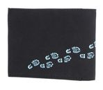 oxmox New Cryptan RFID Protect Pocketbörse Footsteps 2.0 Print Cyan Black oxmox New Cryptan RFID Protect Pocketbörse Footsteps 2.0 Print Cyan Black