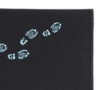 oxmox New Cryptan RFID Protect Pocketbörse Footsteps 2.0 Print Cyan Black oxmox New Cryptan RFID Protect Pocketbörse Footsteps 2.0 Print Cyan Black
