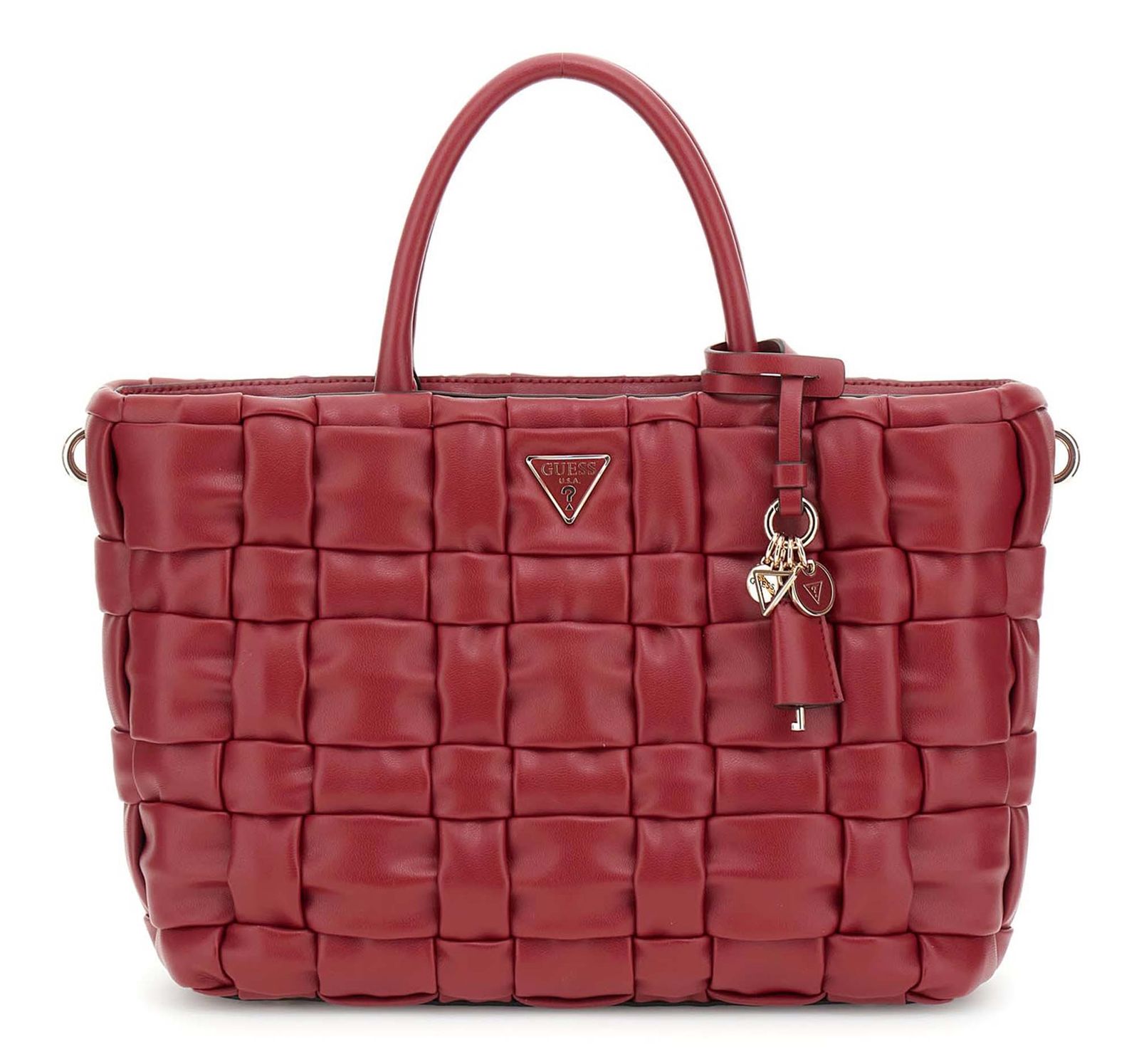 GUESS Marion Satchel Red