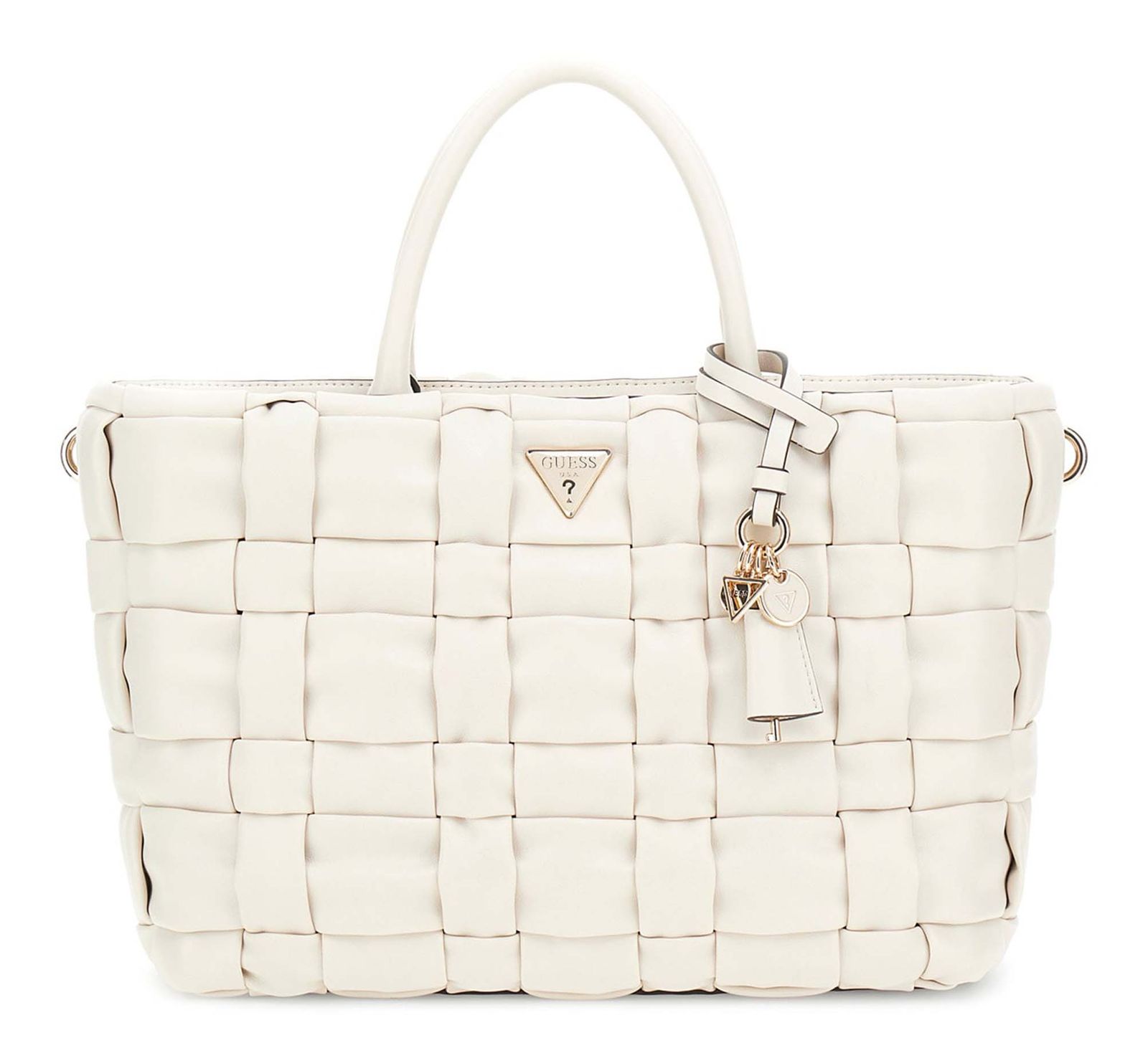 GUESS Marion Satchel Bone