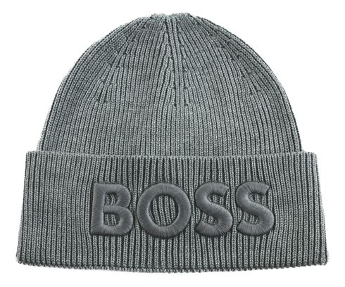 BOSS Afox Beanie Silver BOSS Afox Beanie Silver