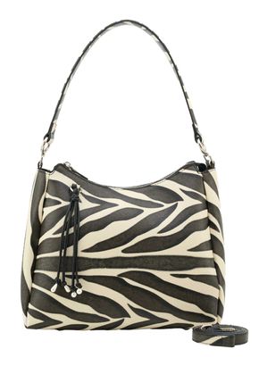 SEIDENFELT MANUFAKTUR Sandve Midi Hobo Bag Zebra Pattern SEIDENFELT MANUFAKTUR Sandve Midi Hobo Bag Zebra Pattern