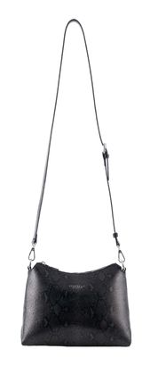 SEIDENFELT MANUFAKTUR Lilleby Midi Crossbag Reptile Black