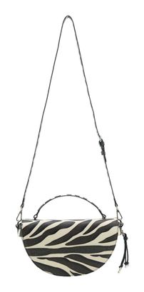 SEIDENFELT MANUFAKTUR Sandve Saddle Bag Zebra Pattern