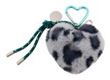 SEIDENFELT MANUFAKTUR Furry Heart Charm Leo Grey SEIDENFELT MANUFAKTUR Furry Heart Charm Leo Grey