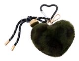 SEIDENFELT MANUFAKTUR Furry Heart Charm Leo Khaki SEIDENFELT MANUFAKTUR Furry Heart Charm Leo Khaki
