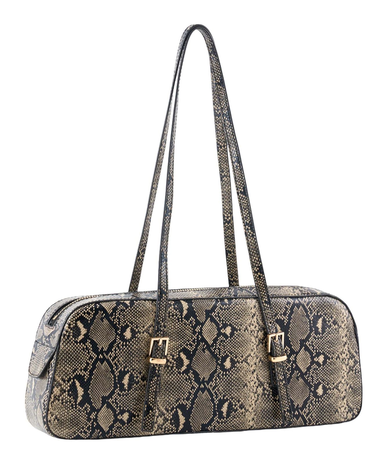 SEIDENFELT MANUFAKTUR Lilleby Shoulder Bag Reptile Beige SEIDENFELT MANUFAKTUR Lilleby Shoulder Bag Reptile Beige