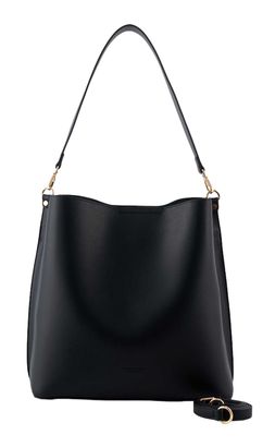 SEIDENFELT MANUFAKTUR Alunda Hobo Bag Matt Black