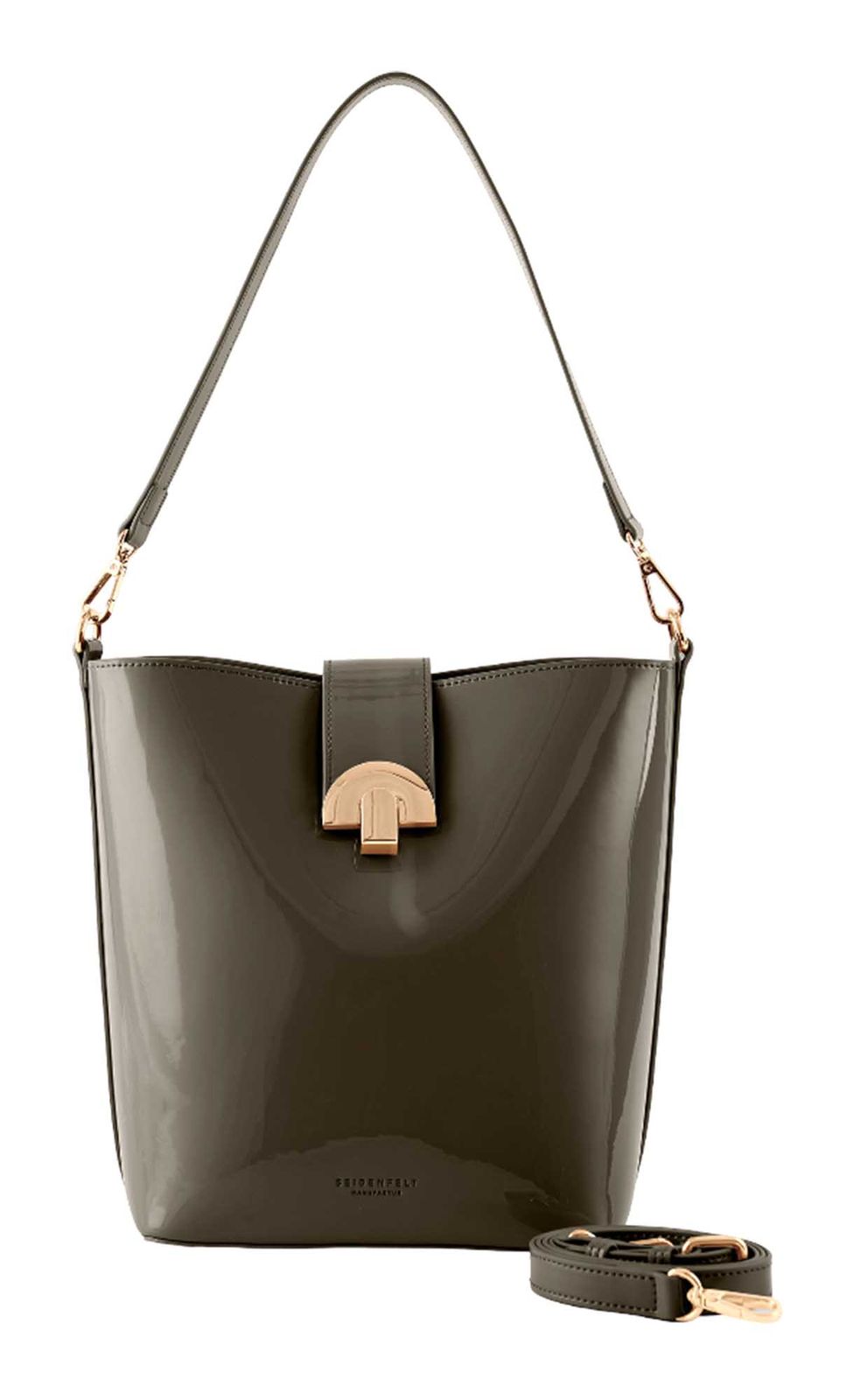 SEIDENFELT MANUFAKTUR Grenaa Hobo Bag Khaki