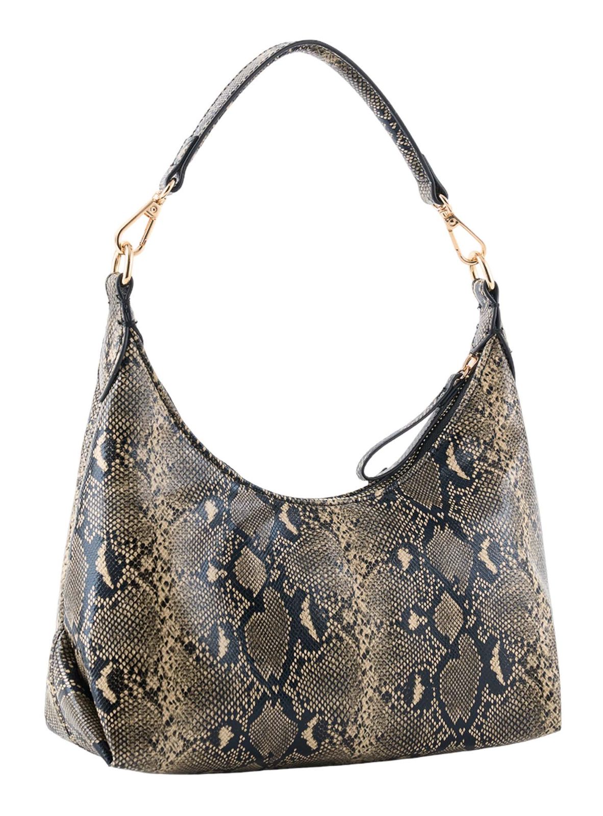 SEIDENFELT MANUFAKTUR Lilleby Hobo Bag Reptile Beige SEIDENFELT MANUFAKTUR Lilleby Hobo Bag Reptile Beige