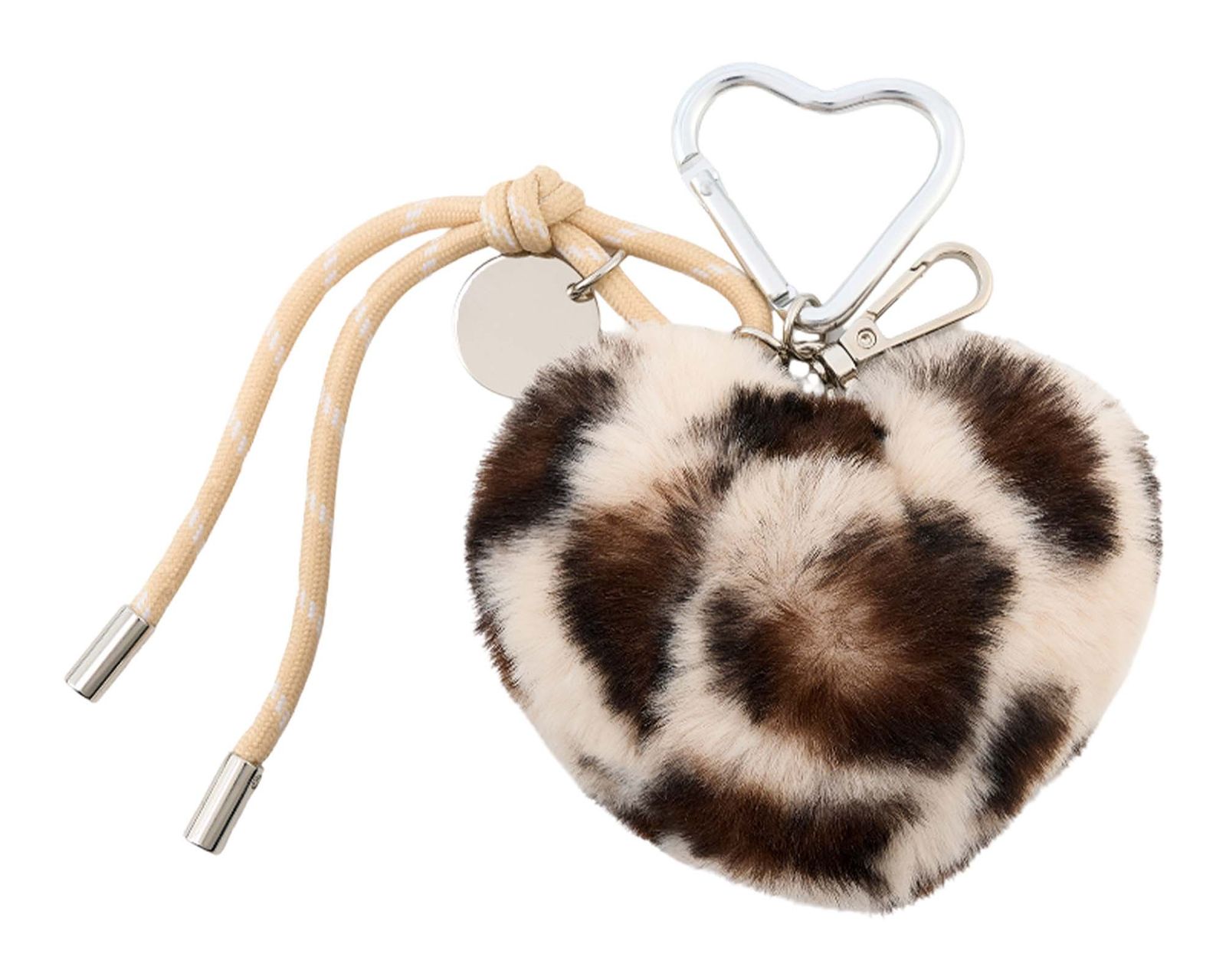 SEIDENFELT MANUFAKTUR Furry Heart Charm Leo Beige SEIDENFELT MANUFAKTUR Furry Heart Charm Leo Beige