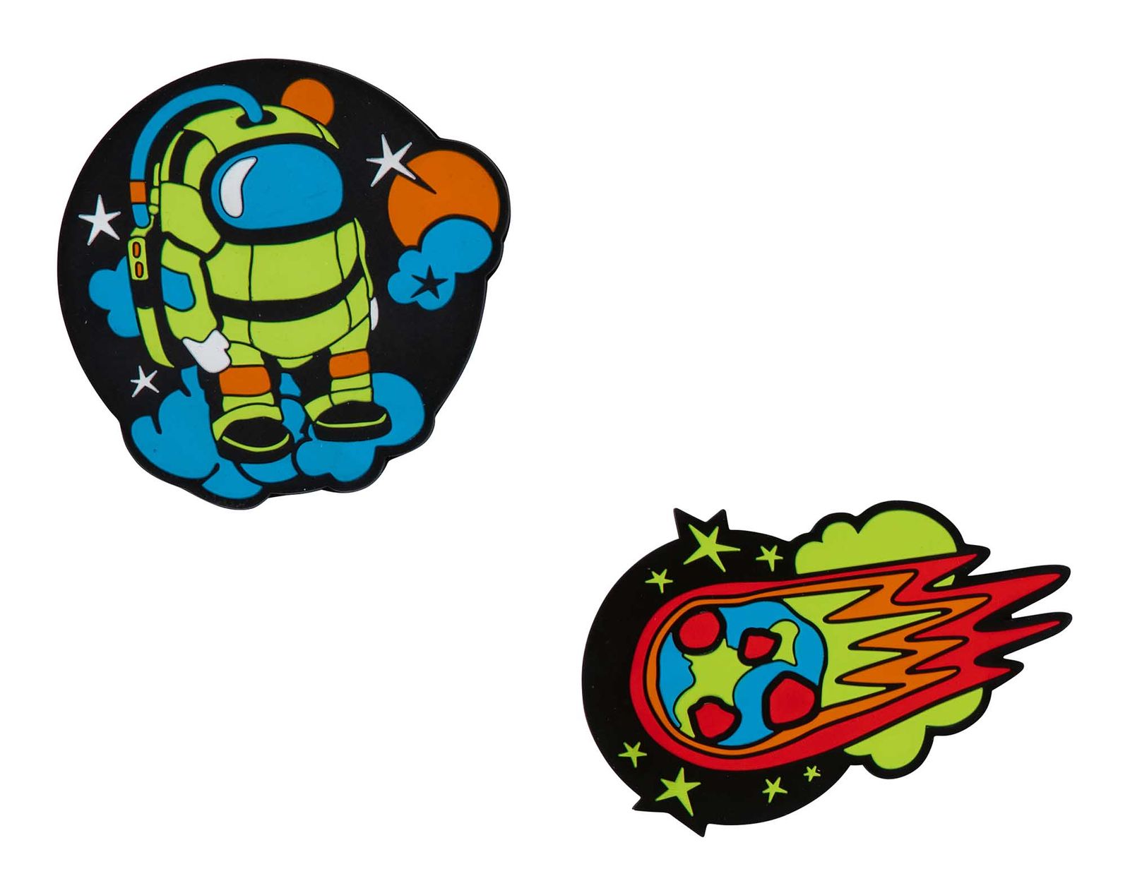 DerDieDas Wechselbuttons Set 2 teilig Neon Crazy DerDieDas Wechselbuttons Set 2 teilig Neon Crazy