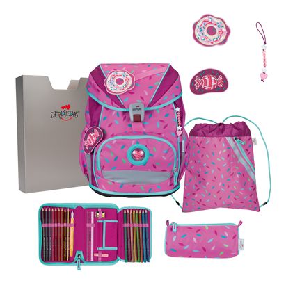 DerDieDas ErgoFlex Superlight Schulranzenset 5-teilig Sweet Sprinkles