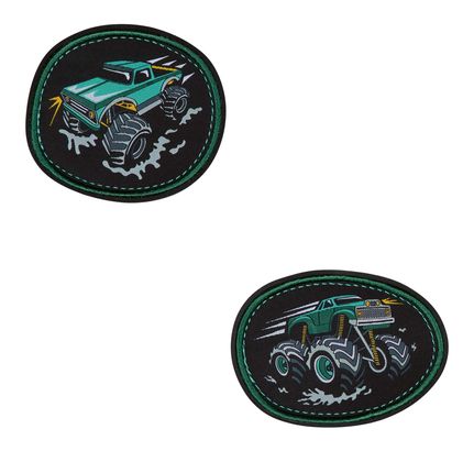 DerDieDas Wechselbuttons Set 2 teilig Super Truck DerDieDas Wechselbuttons Set 2 teilig Super Truck