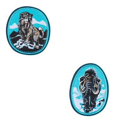 DerDieDas Wechselbuttons Set 2 teilig Blue Ice