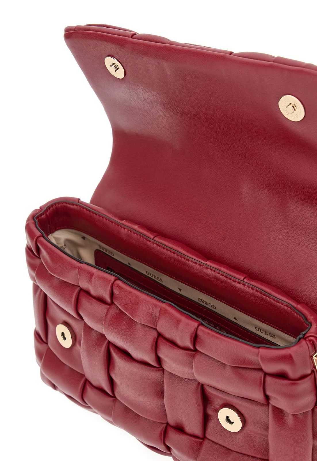 GUESS Marion Flap Shoulder Bag Red