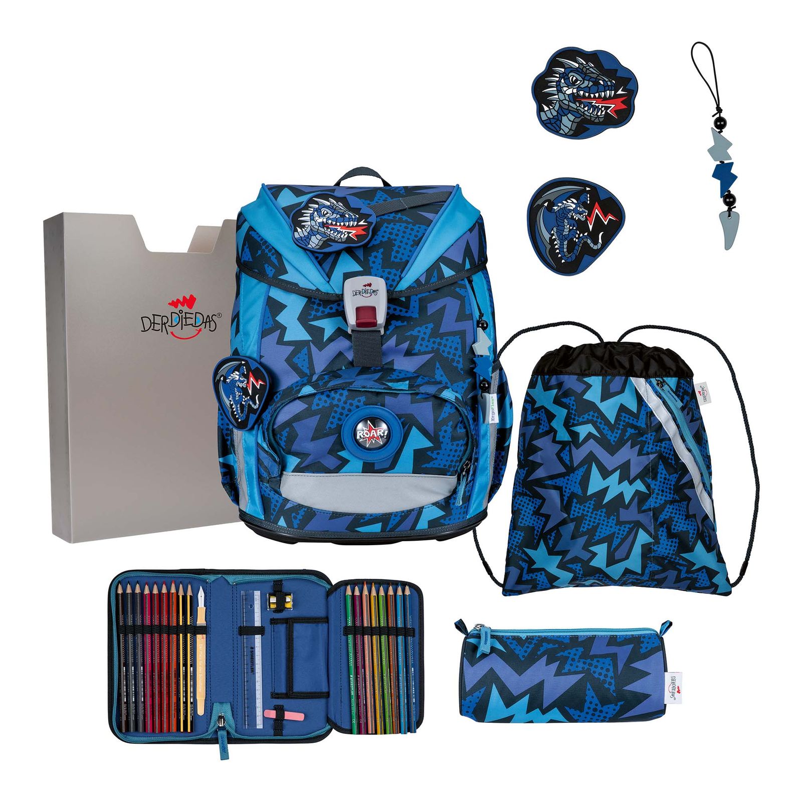 DerDieDas ErgoFlex Light Set 6-teilig Dark Dragon