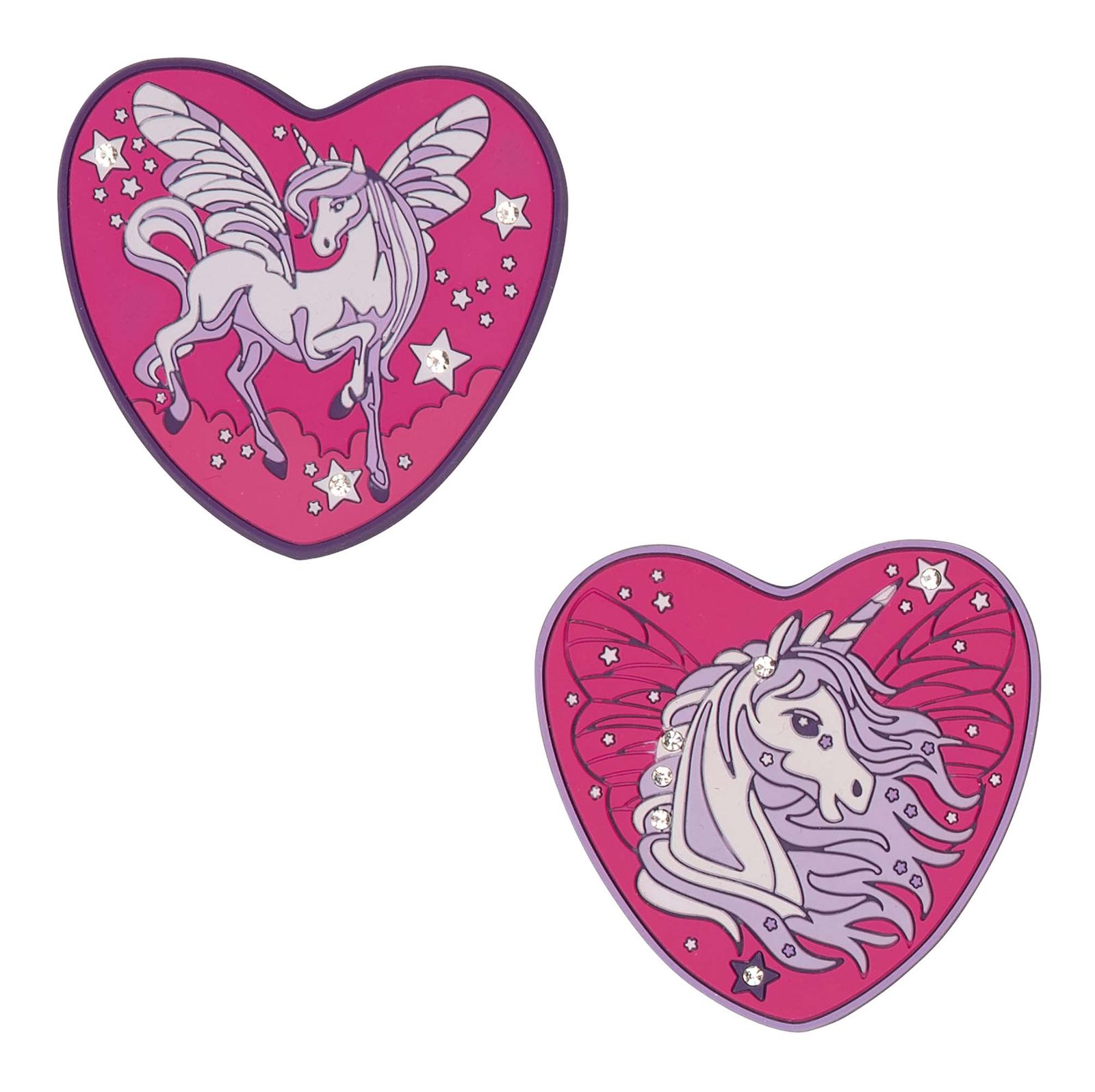 DerDieDas Wechselbuttons Set 2 teilig Purple Unicorn DerDieDas Wechselbuttons Set 2 teilig Purple Unicorn