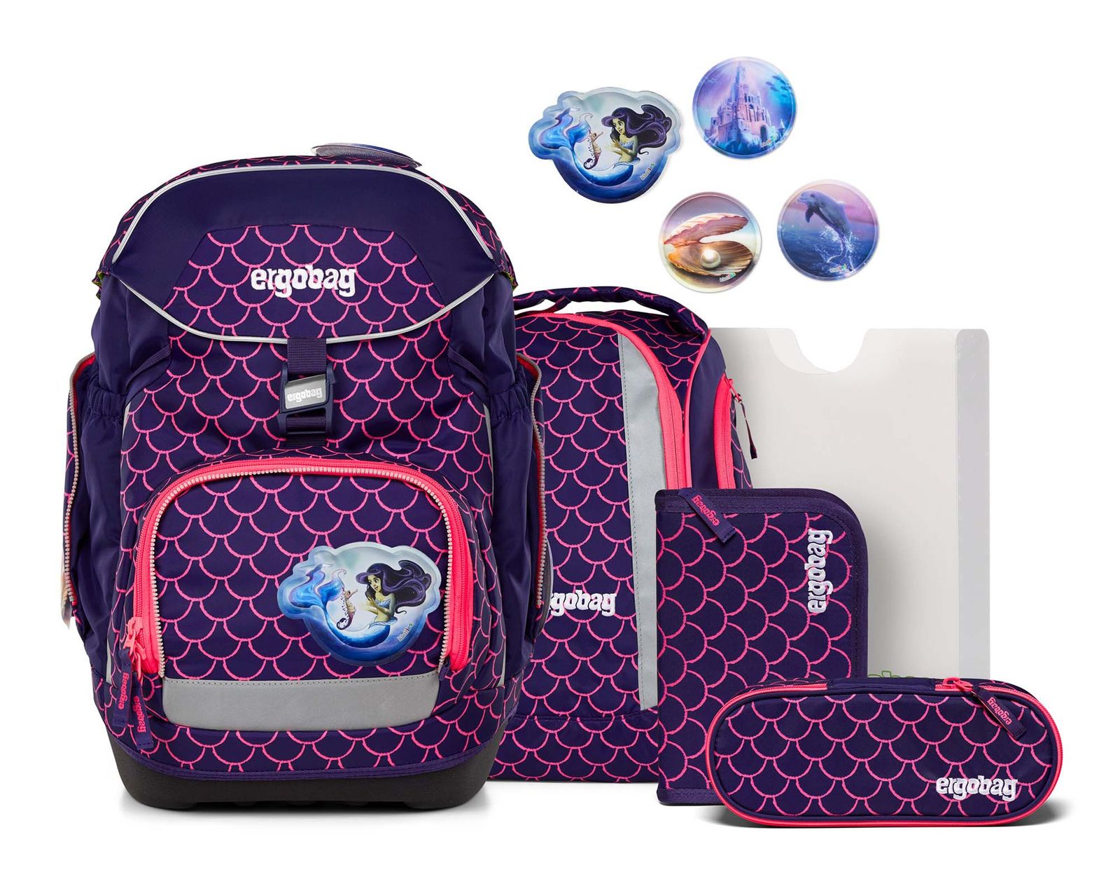 ergobag Pack Set 6-teilig PerlentauchBär