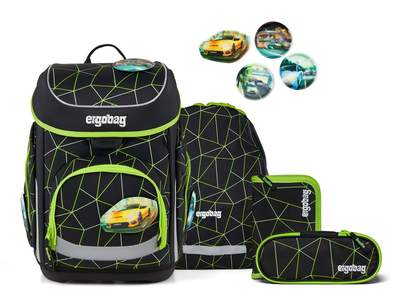 ergobag Cubo Set 5-teilig CyBär Race