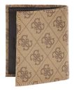 GUESS Mito Small Billfold Wallet With Coinpocket Beige / Brown GUESS Mito Small Billfold Wallet With Coinpocket Beige / Brown