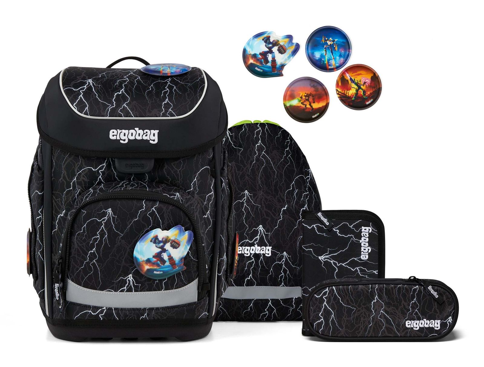 ergobag Cubo Set 5-teilig Super ReflektBär