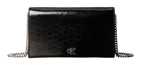 Calvin Klein CK Metallic Wallet on Chain Black Calvin Klein CK Metallic Wallet on Chain Black