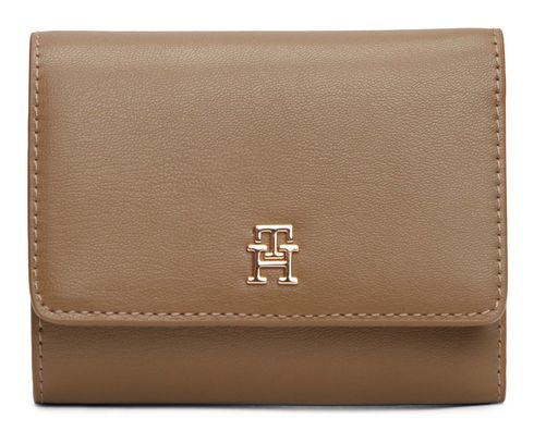 TOMMY HILFIGER TH Icon Trifold Wallet Nordic Taupe TOMMY HILFIGER TH Icon Trifold Wallet Nordic Taupe