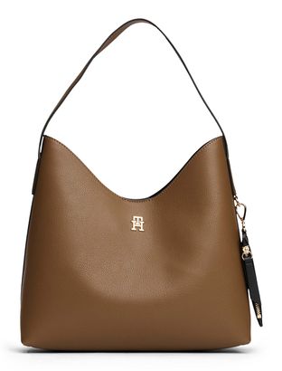 TOMMY HILFIGER TH Icon Shoulder Bag Nordic Taupe