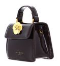 Ted Baker Roselah Rose Detail Square Mini Top Handle Bag Wine Ted Baker Roselah Rose Detail Square Mini Top Handle Bag Wine