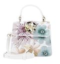 Ted Baker Helensa Petal Print Mini Top Handle Rose Detail Bag White Ted Baker Helensa Petal Print Mini Top Handle Rose Detail Bag White