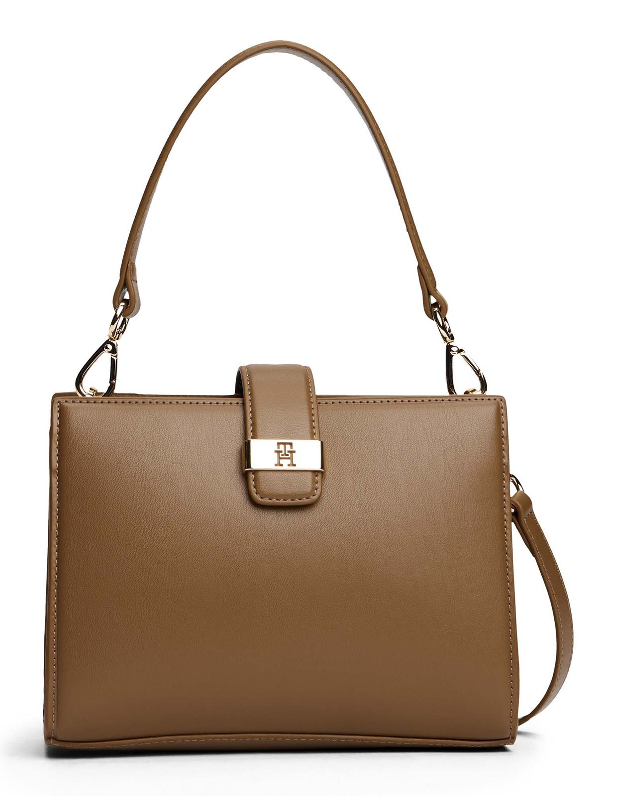 TOMMY HILFIGER TH Heritage Mini Satchel Nordic Taupe